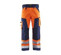 Blakläder 156618115389 Pantalón alta visibilidad, naranja/azul marino, C46