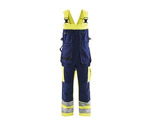 Blakläder 260318603389 C50 High Vis clase 2 Cota con tirantes talla C50 amarillo/Marino Azul