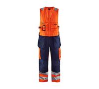 Blakläder 265318045389d112 High Vis traje sin mangas talla D112 naranja/marina Azul