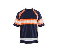 Blakläder 333710518953 X XL XXL alta vis-t-shirt clase 1 tamaño en azul marino/naranja - (1 pieza)