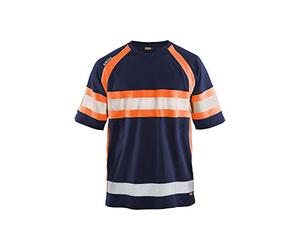Blakläder 3337105189534 X L 4 X L Alta vis-t-shirt clase 1 tamaño en azul marino/naranja - (1 pieza)