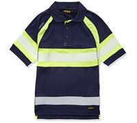 Blakläder 333810518933XS Polo de Alta Visión Talla XS en Azul Marino-Amarillo