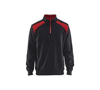 Blakläder 3353115899564 X L Half-Zip 2-Tone Tamaño 4 x l, 1 en negro/rojo