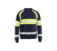 Blakläder 335911588933l sudadera de alta visibilidad talla L, 1 en azul marino/amarillo