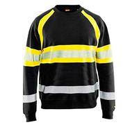 Blakläder 335911589933 M tamaño mediano de alta visibilidad sudadera - negro/amarillo
