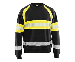 Blakläder 3359115899334 X L Alta Visibilidad Sudadera Tamaño de 4 x l en negro y amarillo 1