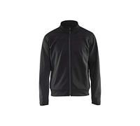 Blakläder 336225269998s sudadera tamaño S con cremallera, negro/gris oscuro, S