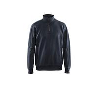 Blakläder 336911588600S - Sudadera (talla S, media cremallera), color azul marino oscuro