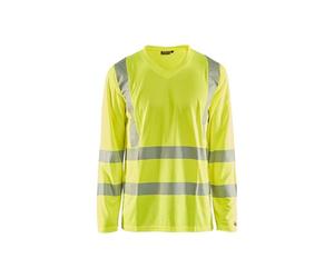 Blakläder 338510133300 X S HIGH-VIS camiseta larga tamaño en amarillo, XS