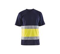 Blakläder 338710308833l camiseta de alta visibilidad talla L, 1 en azul marino/amarillo