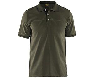 Blakläder 338910504599 X XL Polo Shirt Tamaño en Color verde/negro, XXL