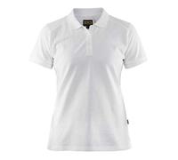 Blakläder 339010501000 M tamaño mediano Polo de equitación para mujer (manga corta), color blanco