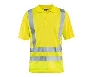 Blakläder 339110113300 X XXL alta Vis Polo Shirt Tamaño en amarillo, XXXL