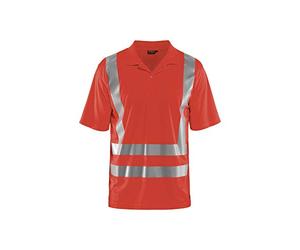 blakläder 339110115500 X S Polo Camiseta, Rojo de advertencia, XS