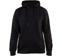 Blakläder 339510489900 X XXL señoras sudadera con capucha tamaño completo cremallera, negro, XXXL