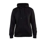 Blakläder 339510489900S - Sudadera con capucha para mujer (talla S, con cremallera completa), color negro