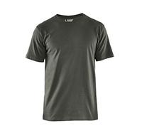 blakläder 352510424500 M Camiseta Camisa Trabajo de tamaño M, color gris oliva oscuro, M