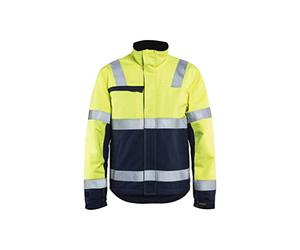 Blakläder 406915143389 X XXL chaqueta de invierno Multinorm tamaño, Amarillo/Azul Marino, XXXL