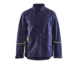 Blakläder 480115018933 X L soldadura chaqueta tamaño, azul marino/amarillo, XL