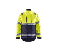 Blakläder 482719773389XXS High tornillo-Chaqueta de invierno, talla 3, clase XXS, diseño marino, color azul y amarillo