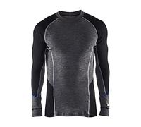 Blakläder 489717329699XS - Camiseta interior cálida, talla XS, color gris, gris y negro