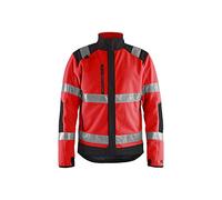 blakläder Advertencia Protección de funktionsfleece tamaño m en rojo/negro, 1 pieza, 488825245599 M
