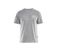 BLÅKLÄDER Blaklader T-Shirt de Travail Beach Club 9419 Gris chiné XS - Vêtements de Travail