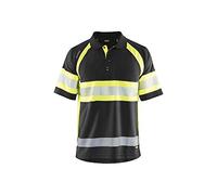BLÅKLÄDER Blakläder 333810519933XXL - Polo de Alta visvis, Talla 2XL, Clase 1, Color Negro y Amarillo