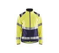 blakläder LeiKaTex - Chaqueta de clase 2 Tamaño XS en amarillo/azul marino, 1 pieza, 487725163389 X S