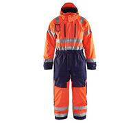 'blakläder LeiKaTex - Mono de invierno "de alta Vis Clase 3, 1 pieza, C50, Naranja/Azul Marino, 676319775389 C50