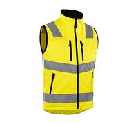 blåkläder Workwear de HI VIS Softshell Chaleco, amarillo, 67-30492517-3300-4XL