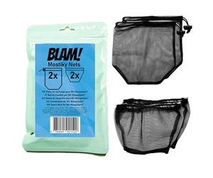 BLAM! Mostiky Nets Compatible con Biogents BG-Mosquitaire 2X Bolsas de Captura y 2X Redes de Seguridad. Repuesto para trampa de mosquitos