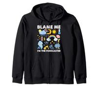 Blame Me, I Am The Forecaster Fun Pronóstico del Tiempo Sudadera con Capucha