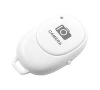 Blanc Bluetooth 4.0 Camra tlphone Dclencheur tlphone Appareil Photo Bouton Selfie Groupe Image Tlcommande sans Fil
