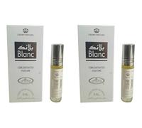 Blanc Concentrated Perfume Oil 6ml Roll-On (Pack of 2) | Long Lasting Alcohol-Free Attar for Men & Women