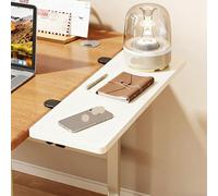 Blanca,60*20,Extensión ergonómica de escritorio, extension de escritorio, soporte abrazadera para ratón, bandeja para teclado, estante para reposabrazos, extensión de escritorio para computadora