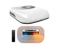 Blanca,Aire Acondicionado Para Vehículos, Recreativos, Camiones, Autobuses, Autocaravanas, Vehículos Agrícolas, 48~72V, Enfriamiento Rápido y Potente, Compresor Scroll Eléctrico