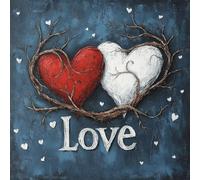 Blanca Pintar Por Numeros Adultos NiñOs Kits, Amor DIY Manualidades NiñOs, Lienzos Para Pintar Con Pintura Acrilica Y Pinceles, Regalos Personalizados Para Decoracion Hogar, Sin Marco 70x70cm 3-24