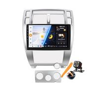 Blanca,Y400S,Android 15.0 Coche Radio 2 DIN Estéreo para Hy-undai Tucson 2004-2009 GPS Sat Navi 10''Cartablet Multimedia Vídeo Reproductor BT FM Receptor con Carplay 4G 5G WiFi DSP SWC