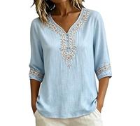 Blancas camisetas de vestir interior camisa mujer mujer gran tamaño blanco, azul, 3XL