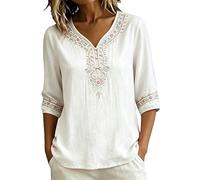 Blancas camisetas de vestir interior camisa mujer mujer gran tamaño blanco, Blanco, 3XL