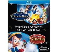 Blanche Neige et les Sept Nains + Pinocchio [Francia] [Blu-ray]