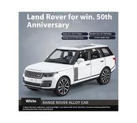 (Blanco) 1:32 Land Rover Range Rover 50th Anniversary Off Road SUV Vehículo Aleación Diecast Modelo