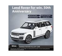 (Blanco) 1:32 Land Rover Range Rover 50th Anniversary Off Road SUV Vehículo Aleación Diecast Modelo