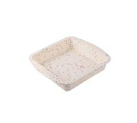 (Blanco) 1 molde cuadrado de silicona antiadherente para hornear pasteles con molde de silicona