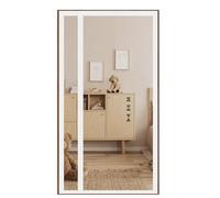 Blanco 105x215cm Puerta Mosquitera para Gatos - Malla Reforzada, Evita Escape de Mascotas