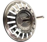 Blanco 119146 - Escurridor de acero inoxidable con piñas para manejo excéntrico (7,9 cm, 18 ranuras de desagüe, artículo original)