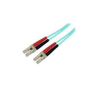 Blanco 1m Startech Fibra Óptica Duplex Parche Cable de Red 450FBLCLC1