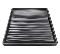 BLANCO 230734 Gotero acoplable, óptica ondulada, plástico, negro / gris