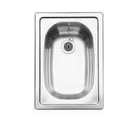 Blanco Top fregadero de acero 47x33 cm 501067